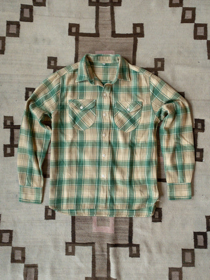 Washed Flannel Workshirt - San Luis Valley Hearth Plaid
