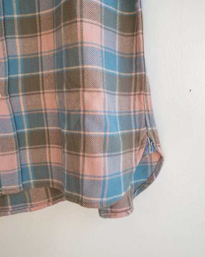 Washed Flannel Workshirt - Trout River Hearth Plaid