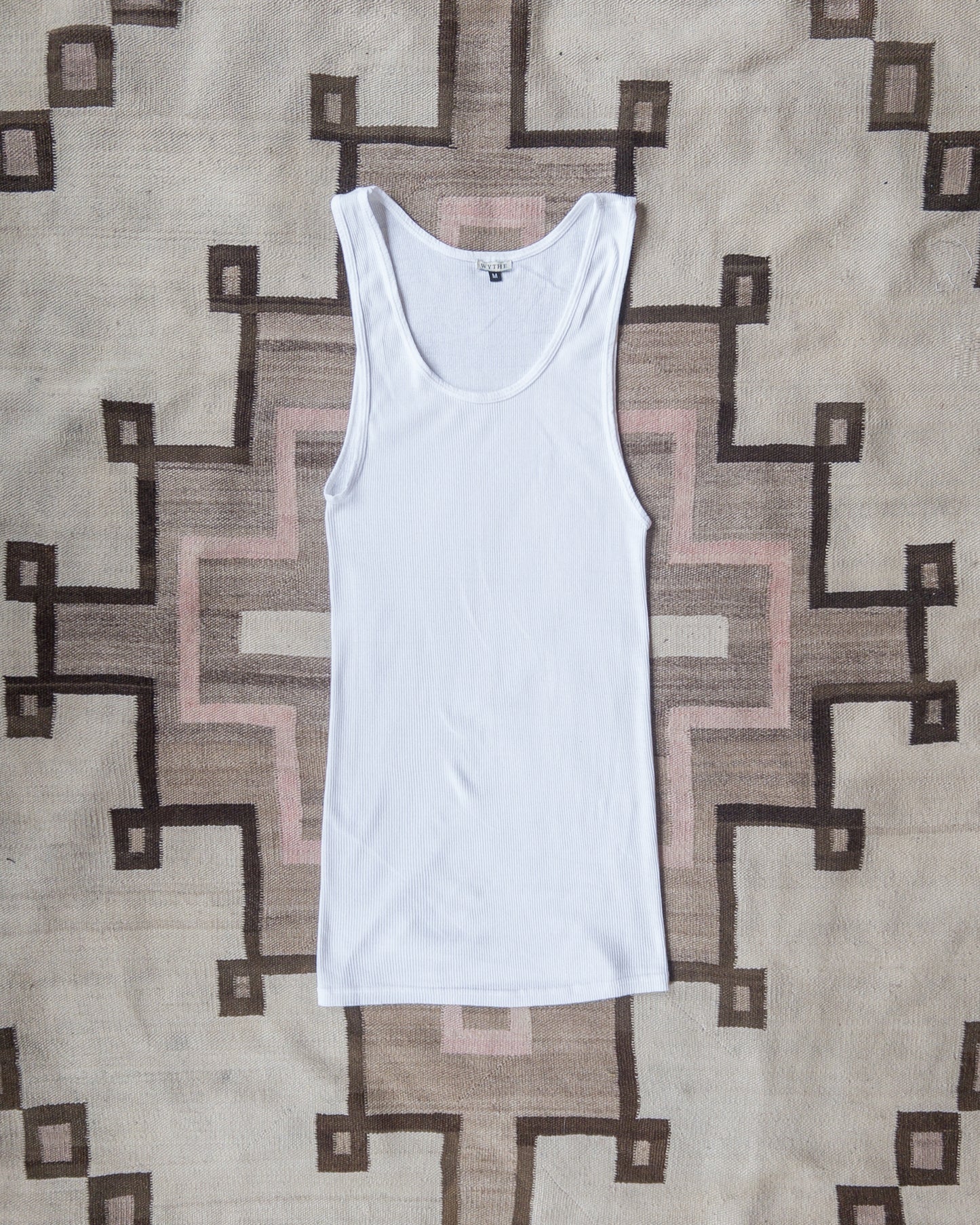 Tubular Cotton Ribbed Tank Top - Natural