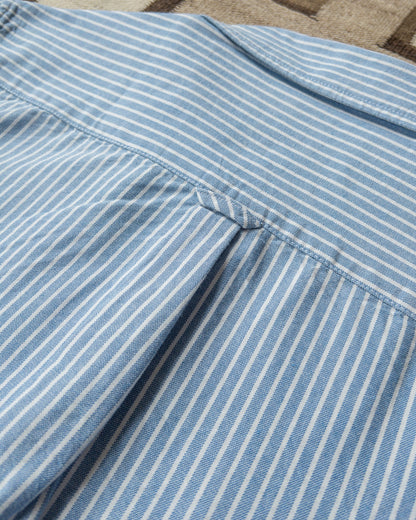 Oxford Cloth Button Down - Blue and White Stripe