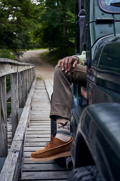Mallard Flight Recycled Cotton Camp Socks