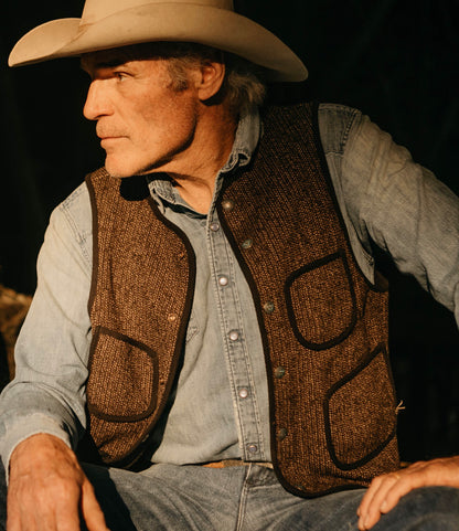 Beachcloth Vest - Brown