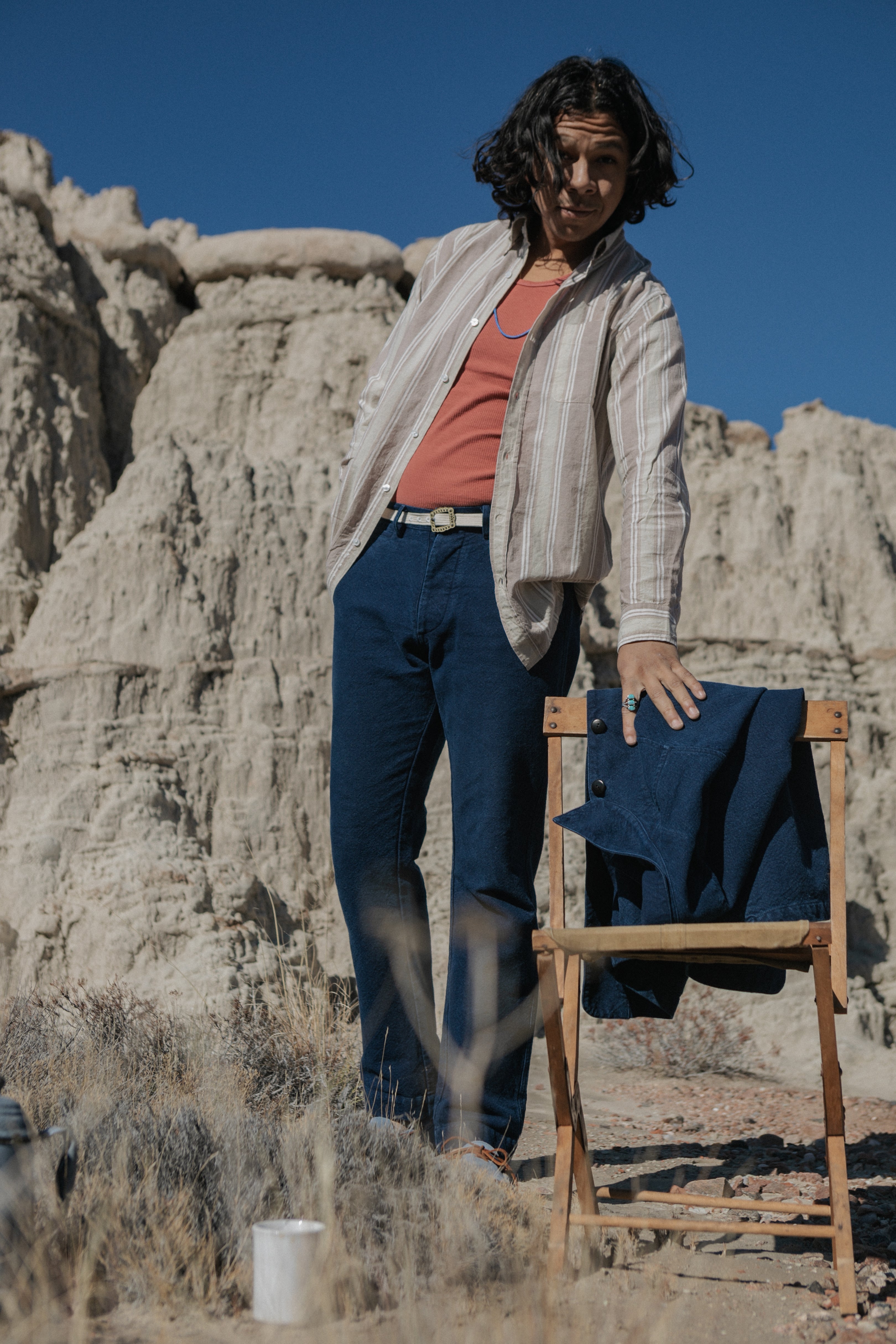 Rustic Plainweave Chino - Indigo